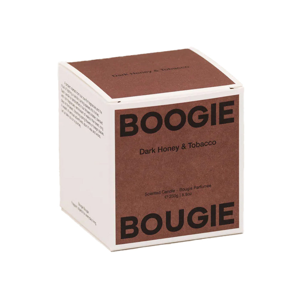 BOOGIE BOUGIE Dark Honey & Tobacco Scented Candle