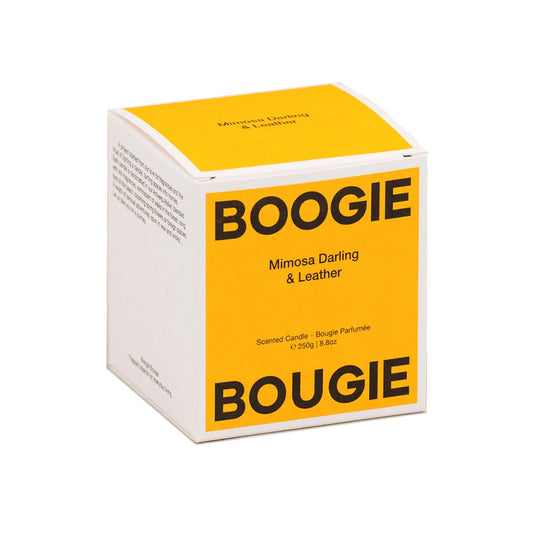 BOOGIE BOUGIE Mimosa Darling & Leather Scented Candle