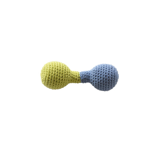 GLOBAL AFFAIRS Crochet Rattle Yellow