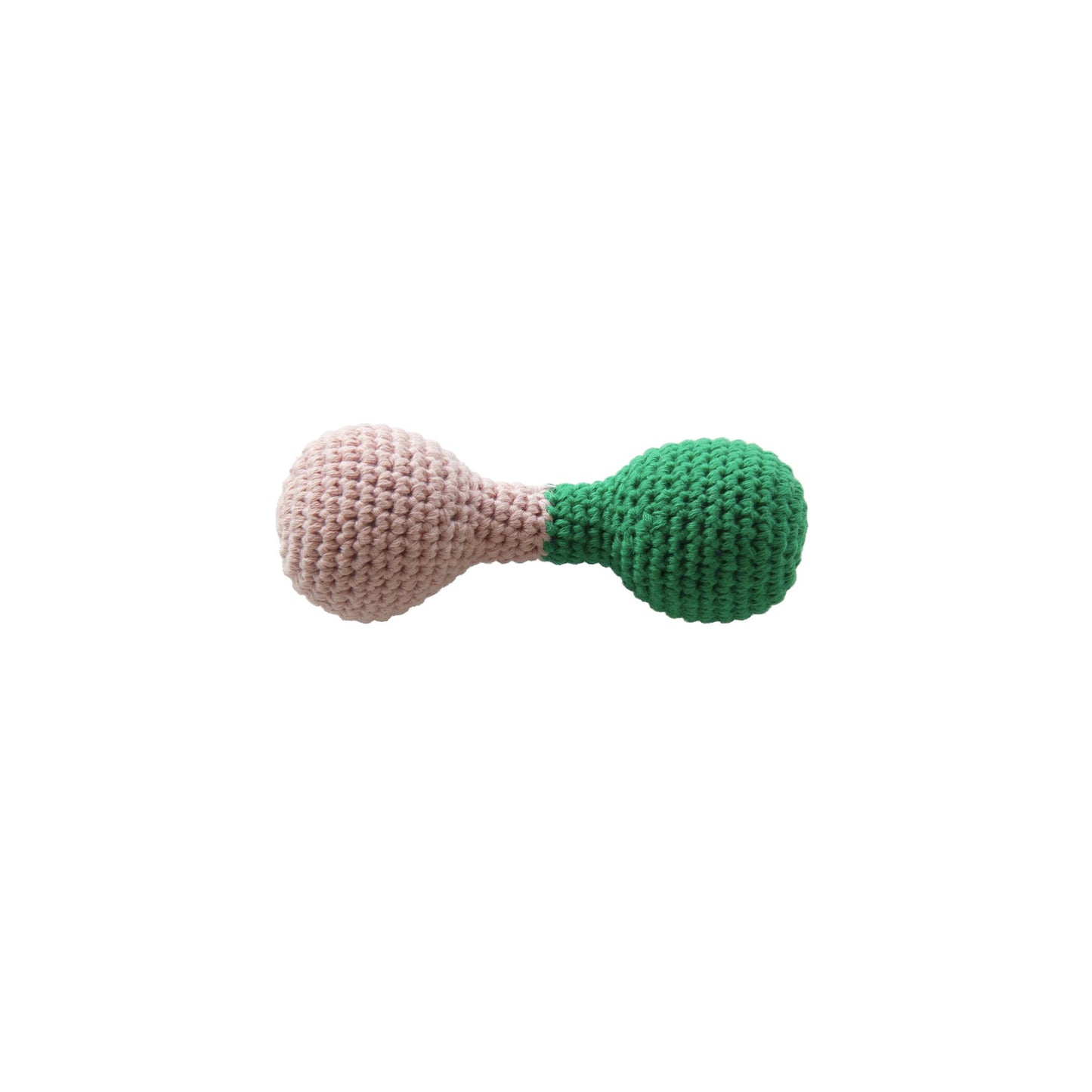 GLOBAL AFFAIRS Crochet Rattle Green