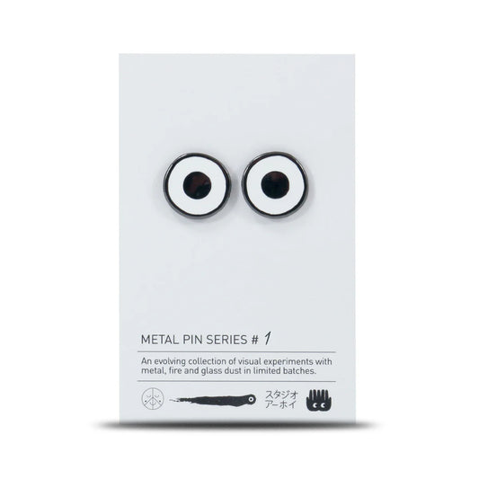STUDIO ARHOJ Ghost Eyes Metal Pin