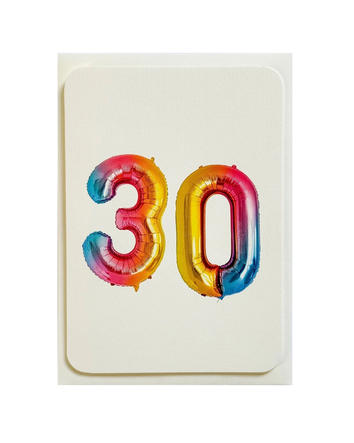 CANONBURY PRESS 30 Birthday Balloons Card