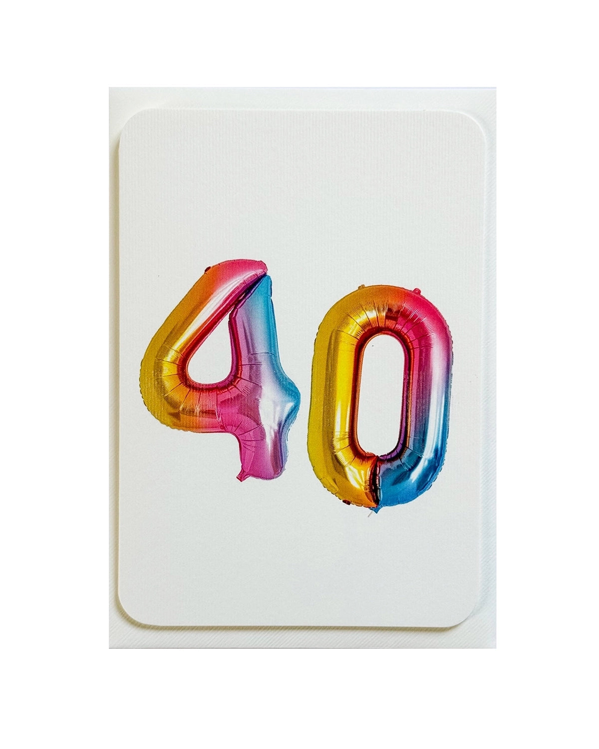 CANONBURY PRESS 40 Birthday Balloons Card