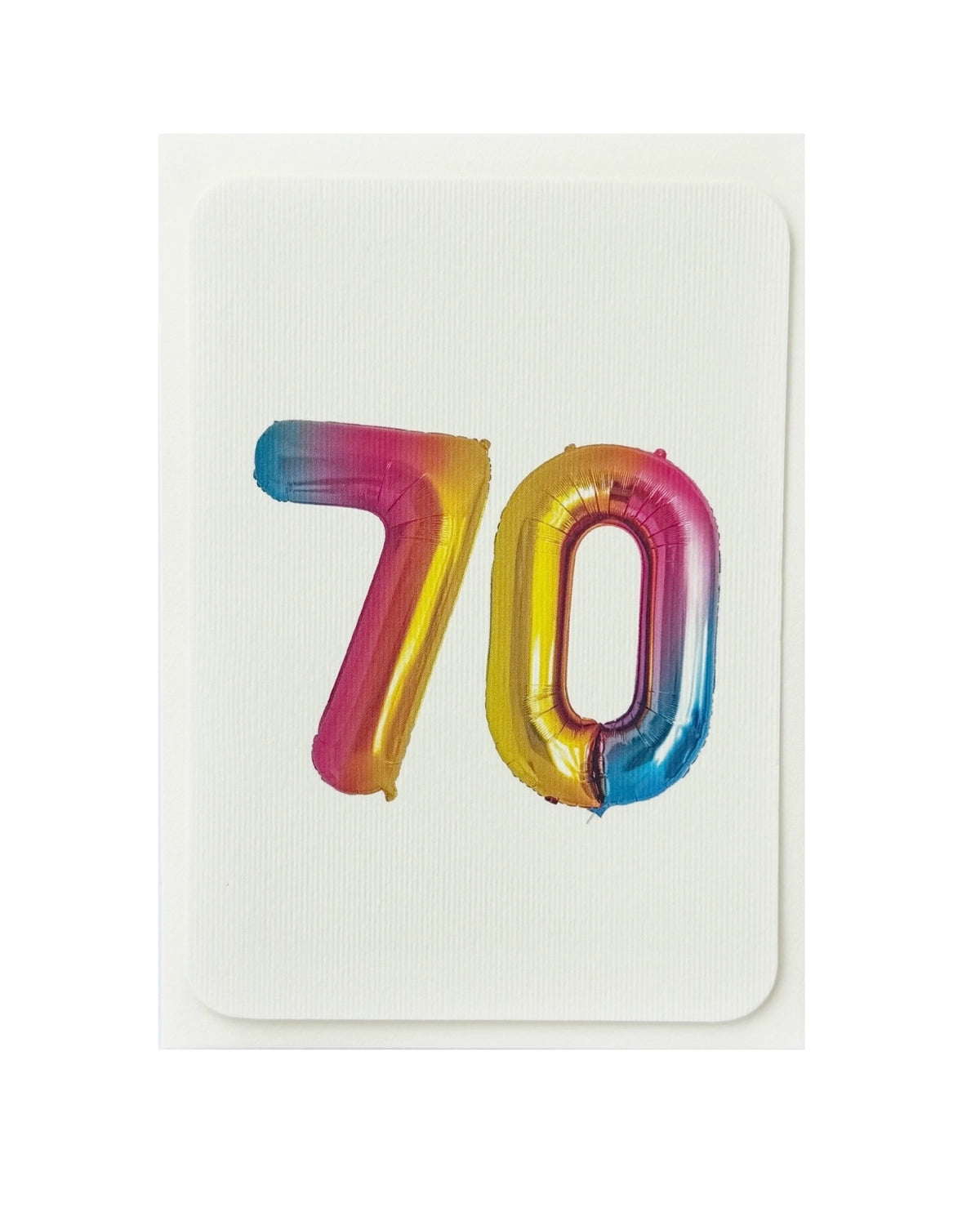 CANONBURY PRESS 70 Birthday Balloons Card