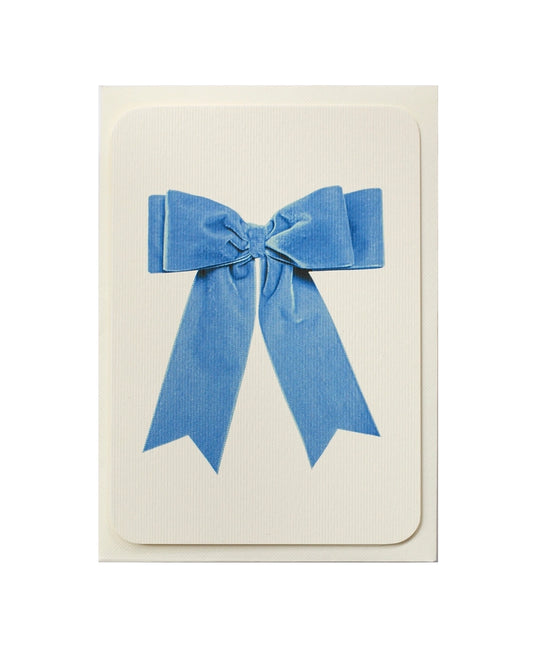 CANONBURY PRESS Baby Blue Bow Card