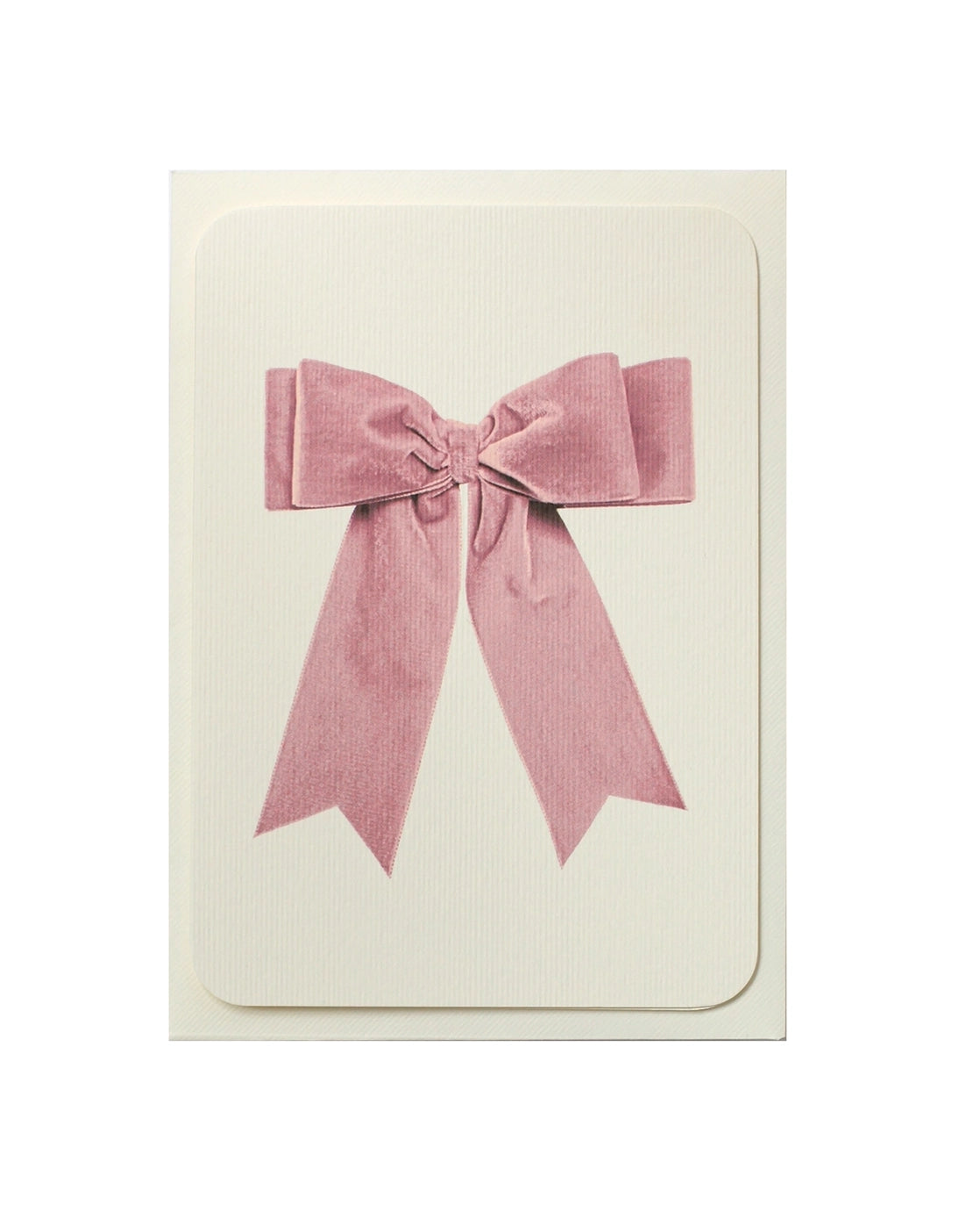 CANONBURY PRESS Baby Pink Bow Card