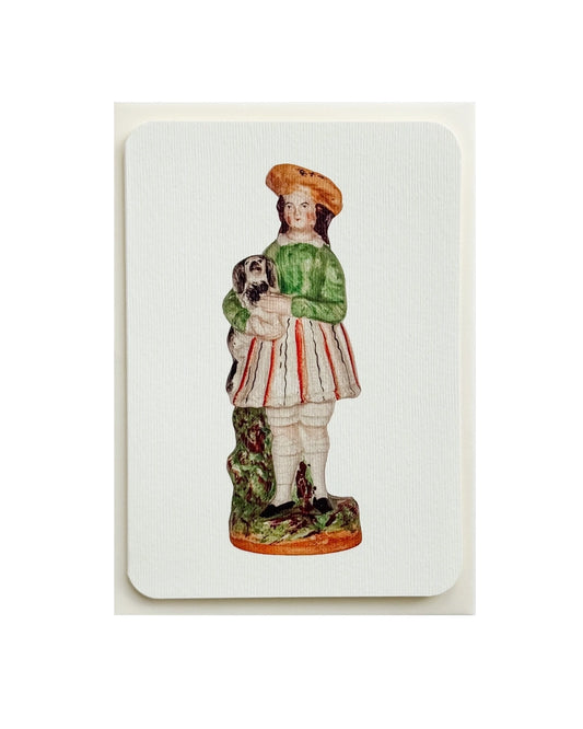 CANONBURY PRESS Girl & Dog Card
