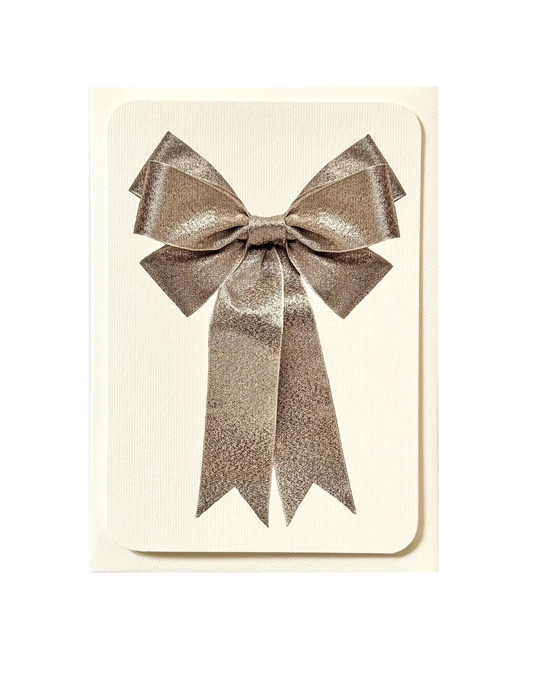 CANONBURY PRESS Silver Bow Card