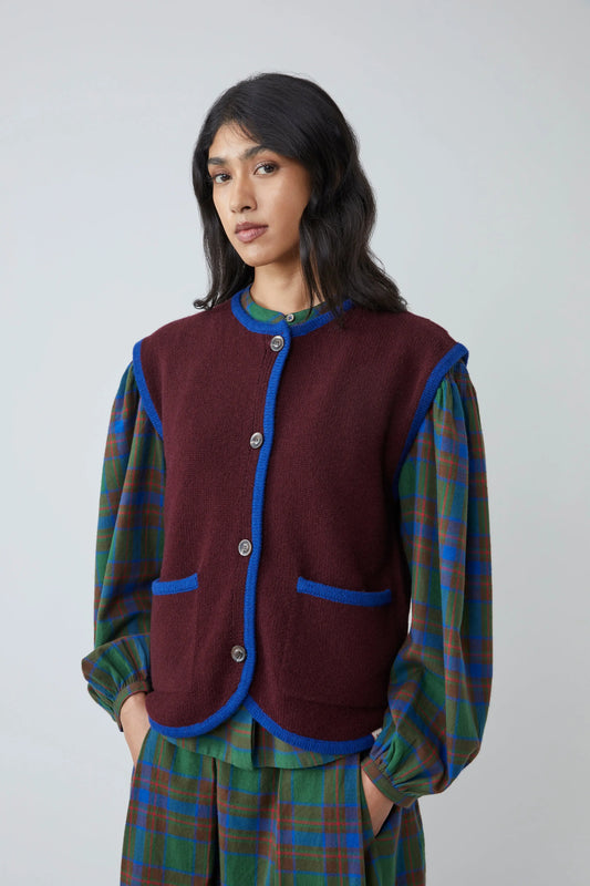 MOISMONT Nora Cardigan Fig