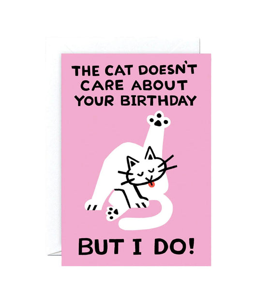 CARI VANDER YACHT Cat Doesn't Care Card