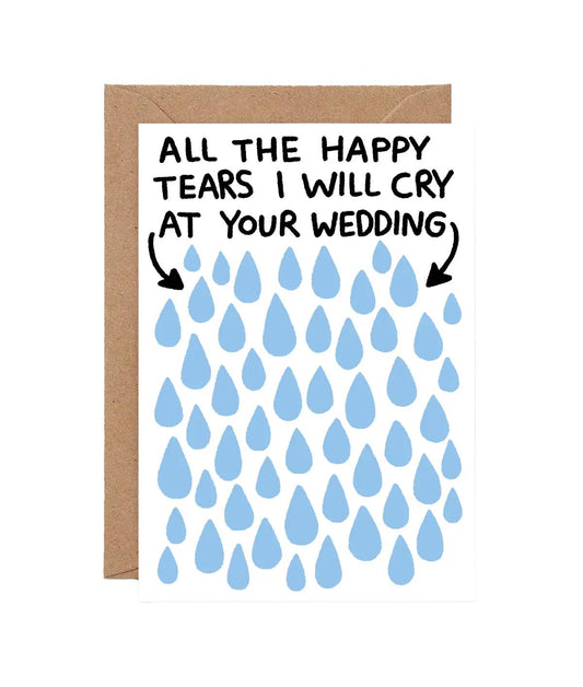 CARI VANDER YACHT Happy Tears Card