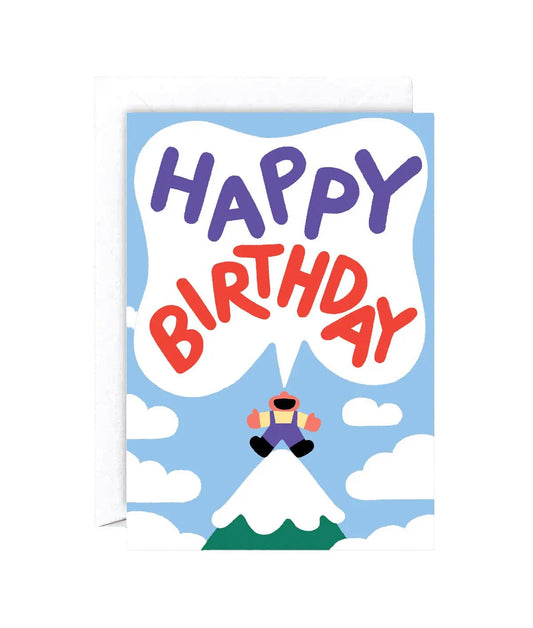 CARI VANDER YACHT Mountain Top Birthday Card