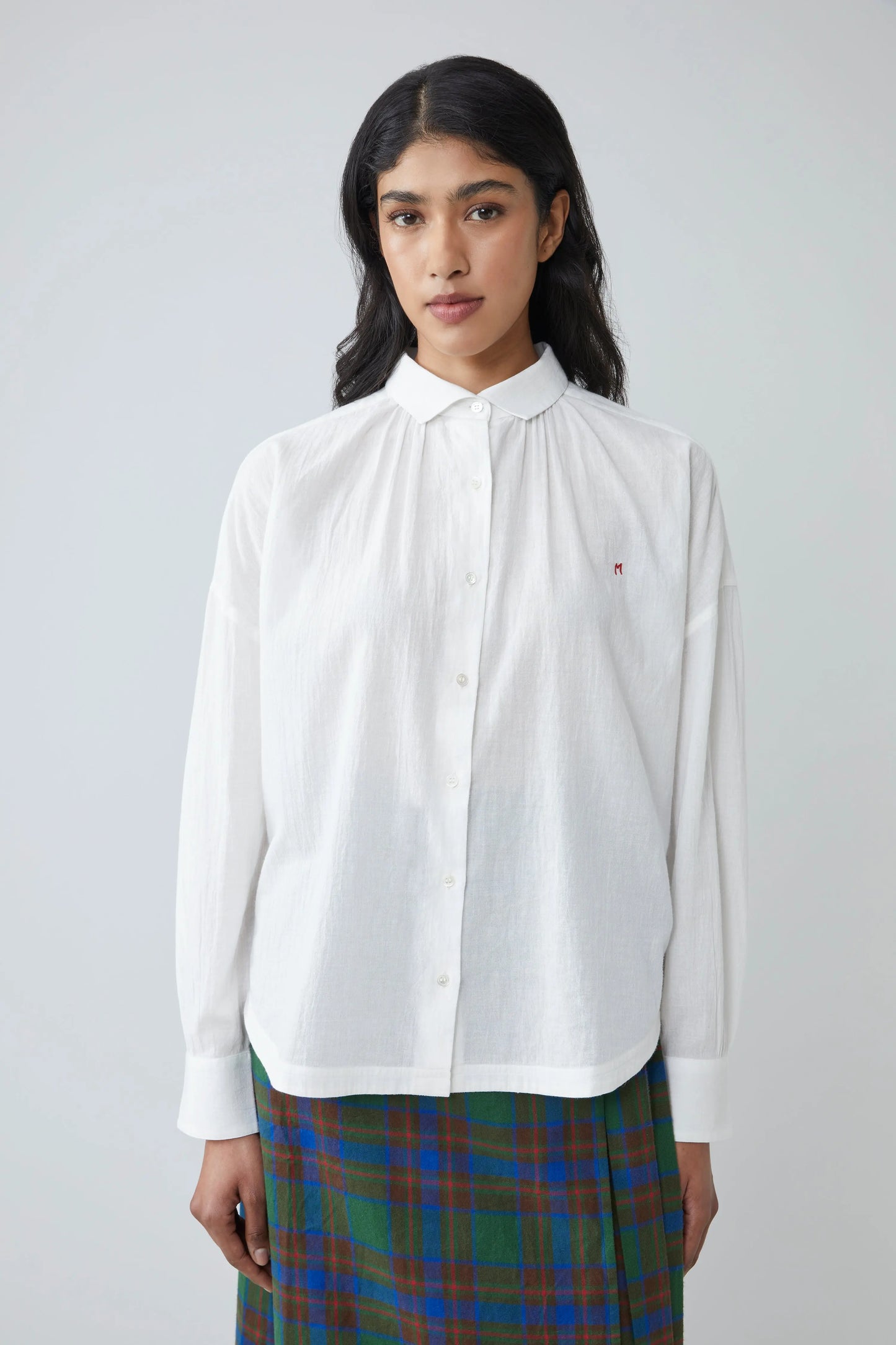 MOISMONT Kate Blouse Crimp Natural