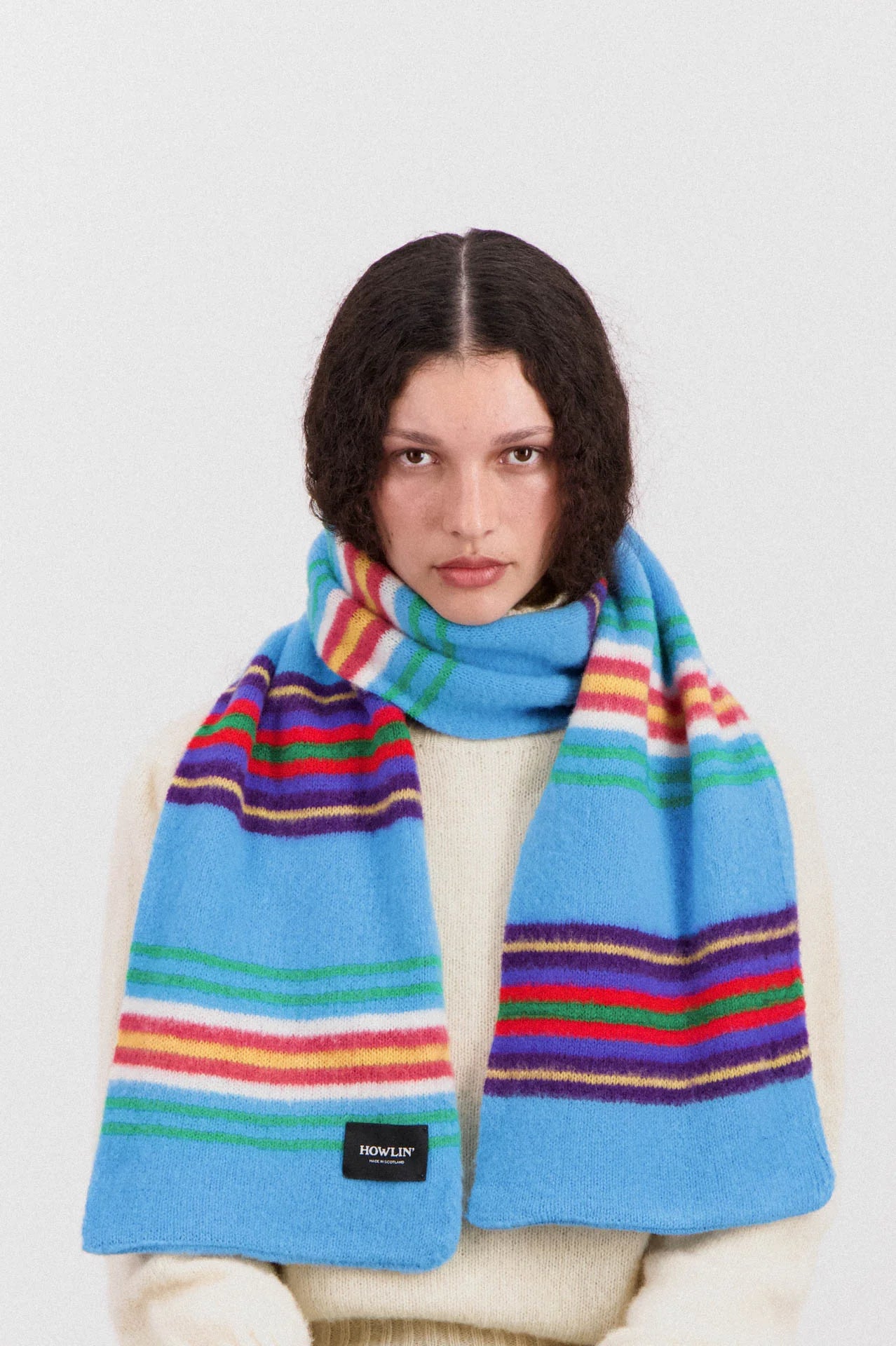 HOWLIN' College Fun Scarf Aquamarine