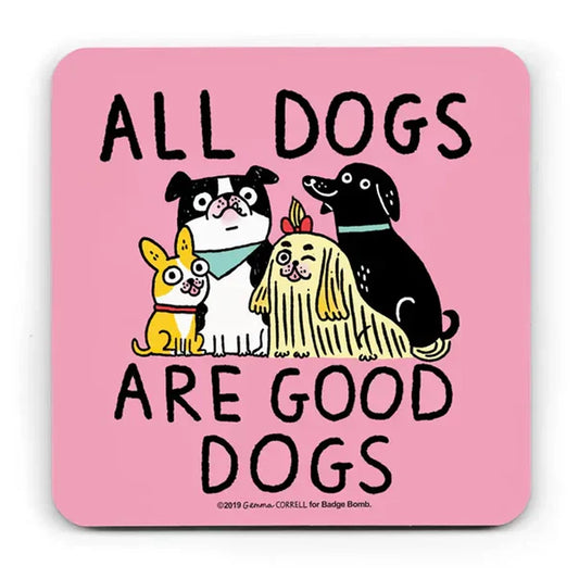 GEMMA CORRELL All Dogs Good Dogs Coaster
