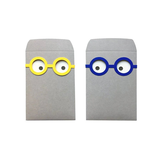 CUT & MAKE Notecard Set Round Glasses