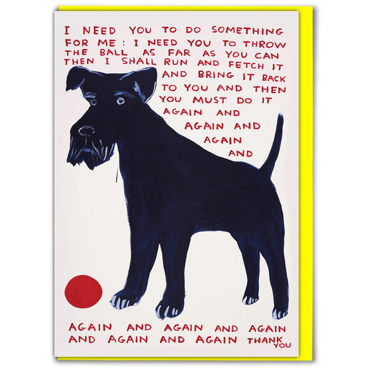 DAVID SHRIGLEY Again & Again Card