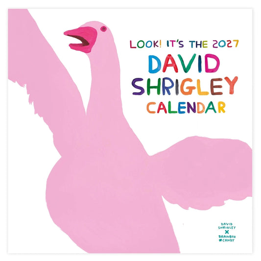 DAVID SHRIGLEY Official 2027 Wall Calendar