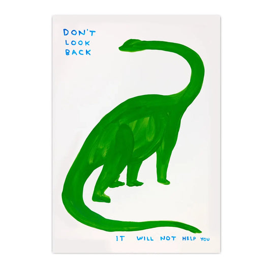 DAVID SHRIGLEY Don't Look Back Postcard
