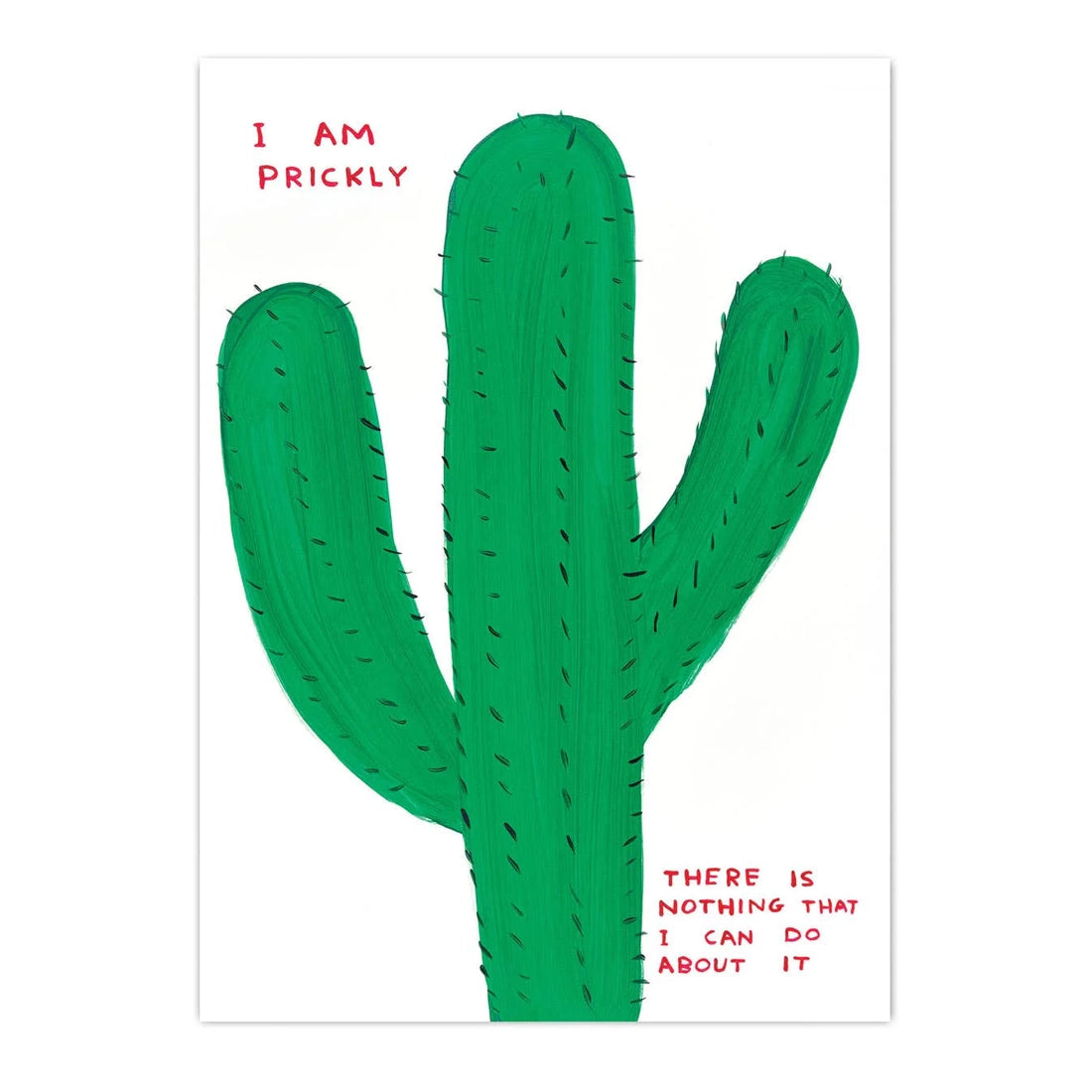 DAVID SHRIGLEY I Am Prickly Postcard
