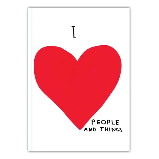 DAVID SHRIGLEY Love People Notebook