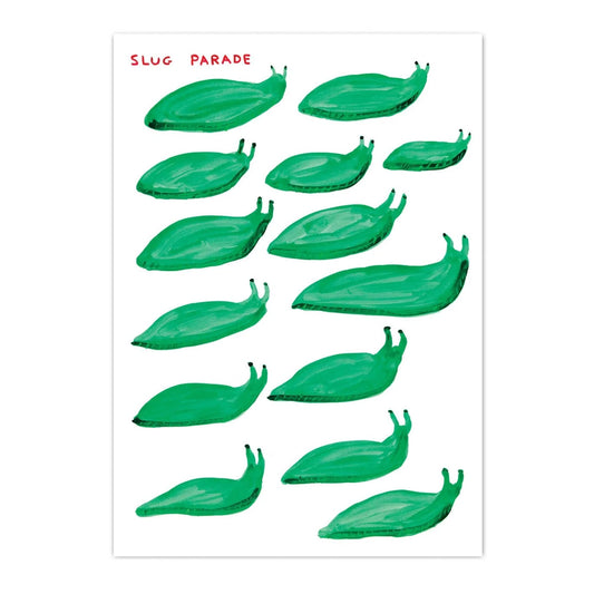 DAVID SHRIGLEY Slug Parade Postcard