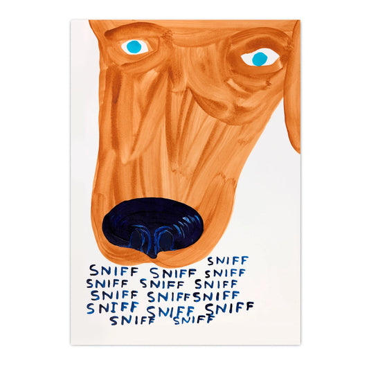 DAVID SHRIGLEY Sniff Sniff Postcard