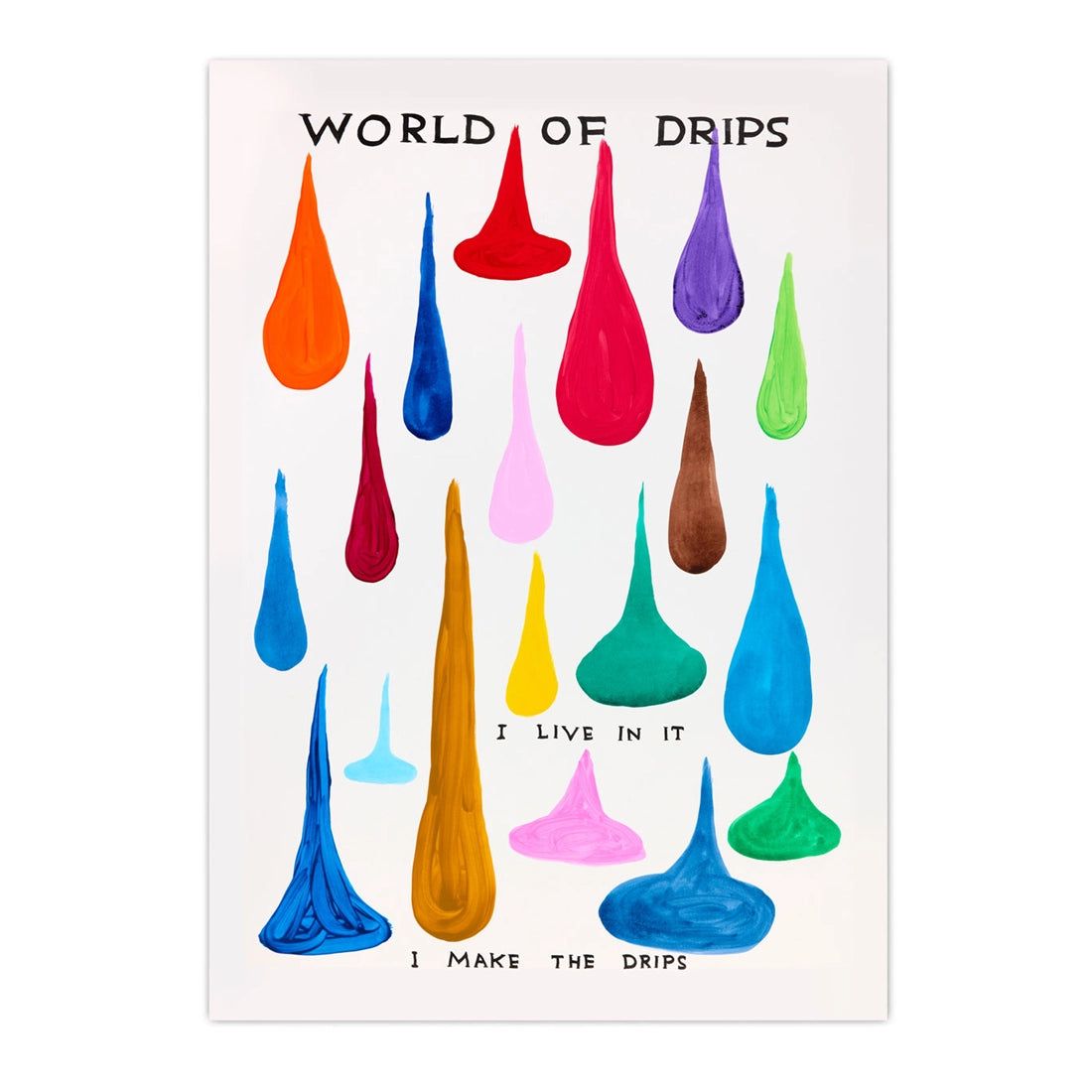 DAVID SHRIGLEY World Of Drips Postcard