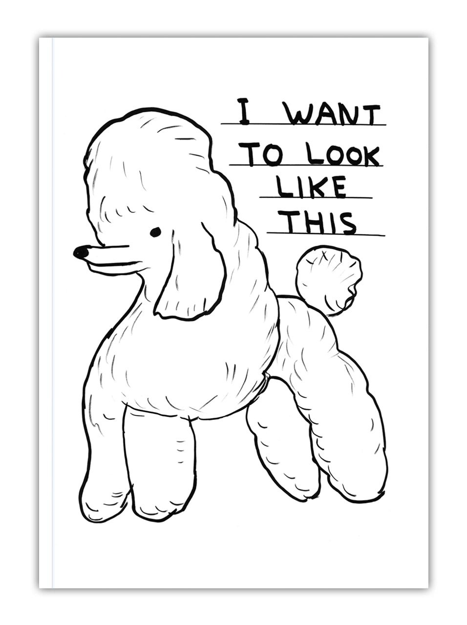 DAVID SHRIGLEY Like Poodle Notebook
