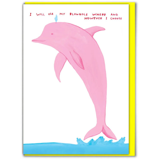 DAVID SHRIGLEY Blow Hole Card