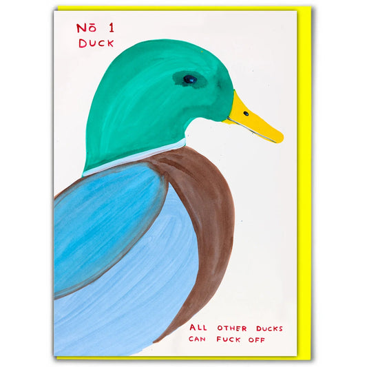 DAVID SHRIGLEY No.1 Duck Card