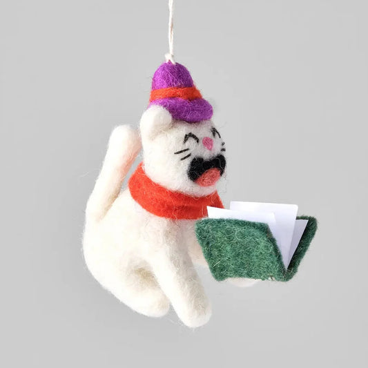 ELLIOT KRUSZYNSKI Dickens Cat Hanging Decoration