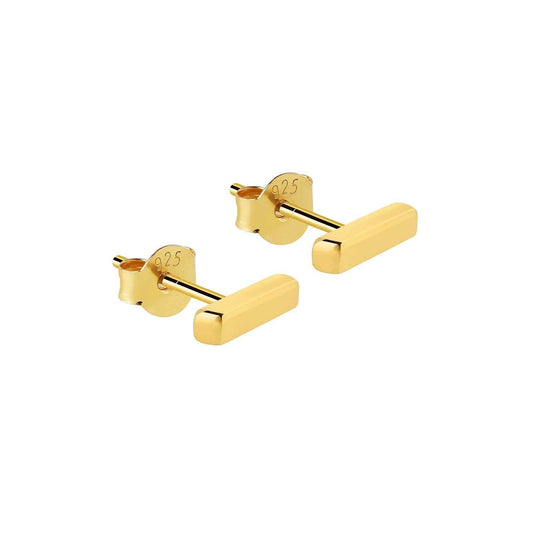 JUULRY Bar Stud Earrings Gold