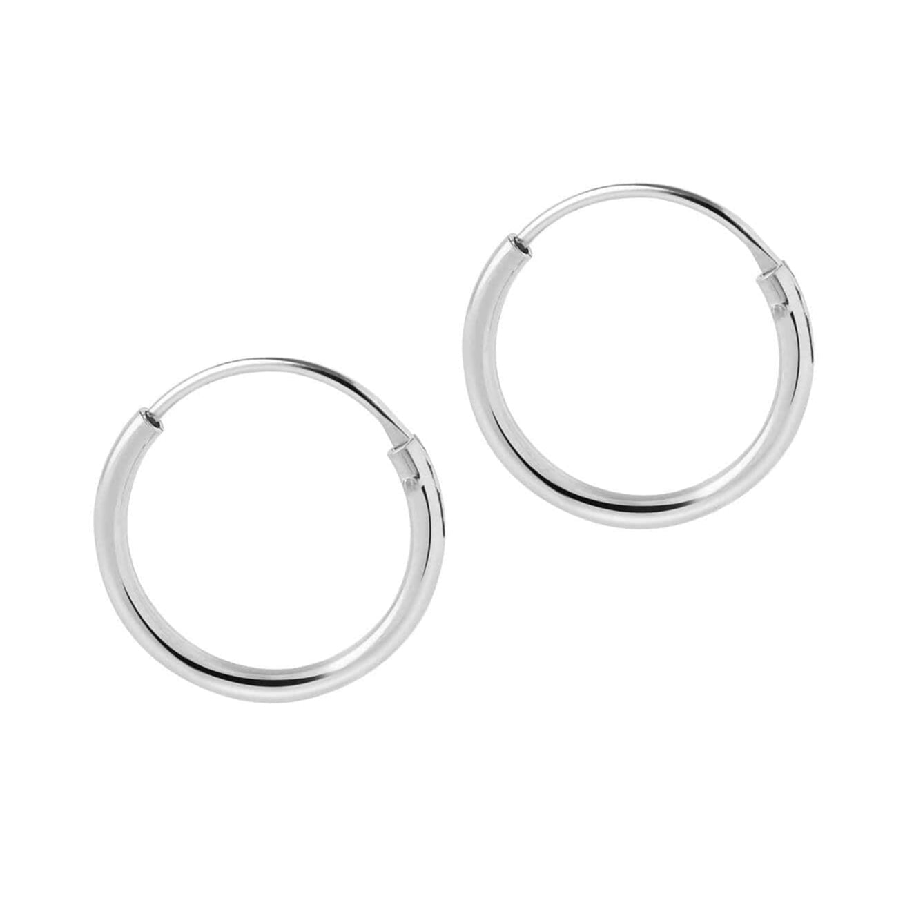 JUULRY Hoop Earrings Silver (5 Options)