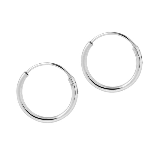 JUULRY Hoop Earrings Silver (5 Options)