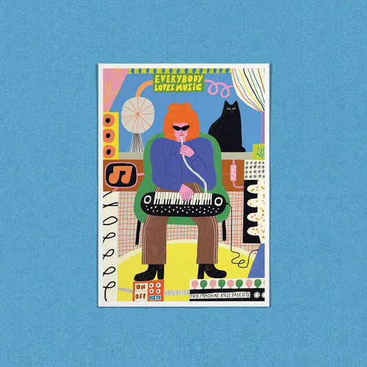 DANS LES DENTS Everybody Music Postcard