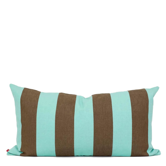 A WORLD OF CRAFT Fifi Turquoise/Brown Cushion Cover 50cm x 90cm