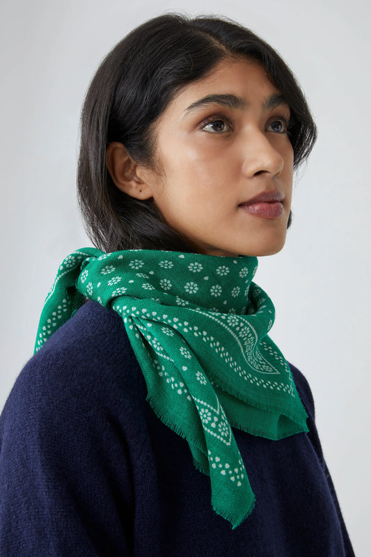 MOISMONT Olaf Scarf Oxford Green