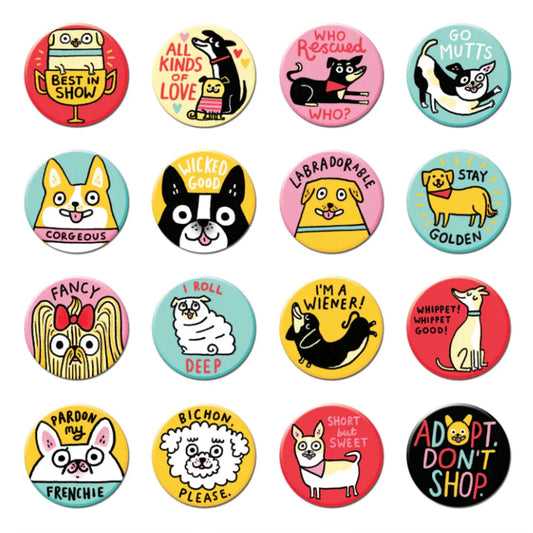 GEMMA CORRELL Best In Show Buttons