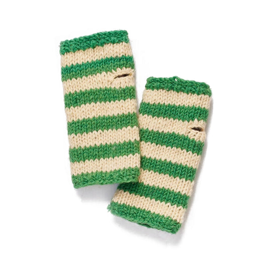 NAMASTE Green Stripe Hand Warmers