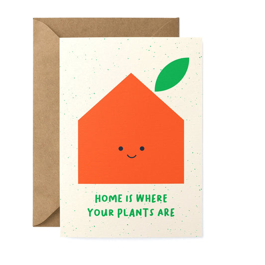 GRAPHIC FACTORY Home & Plants Card