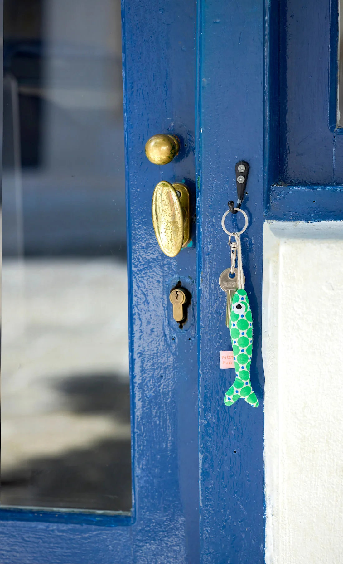 PETIT PAN Sardine Bag Charm Mimoun Green