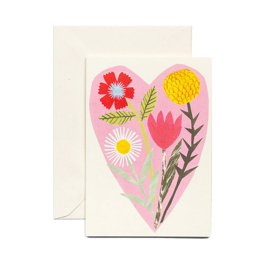 HADLEY Heart & Flowers Card