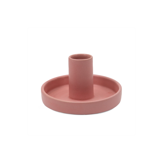 A WORLD OF CRAFT Hermes Candle Holder Pink