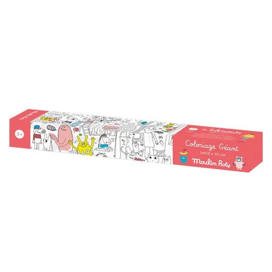 MOULIN ROTY Giant Colouring Poster Les Schmouks