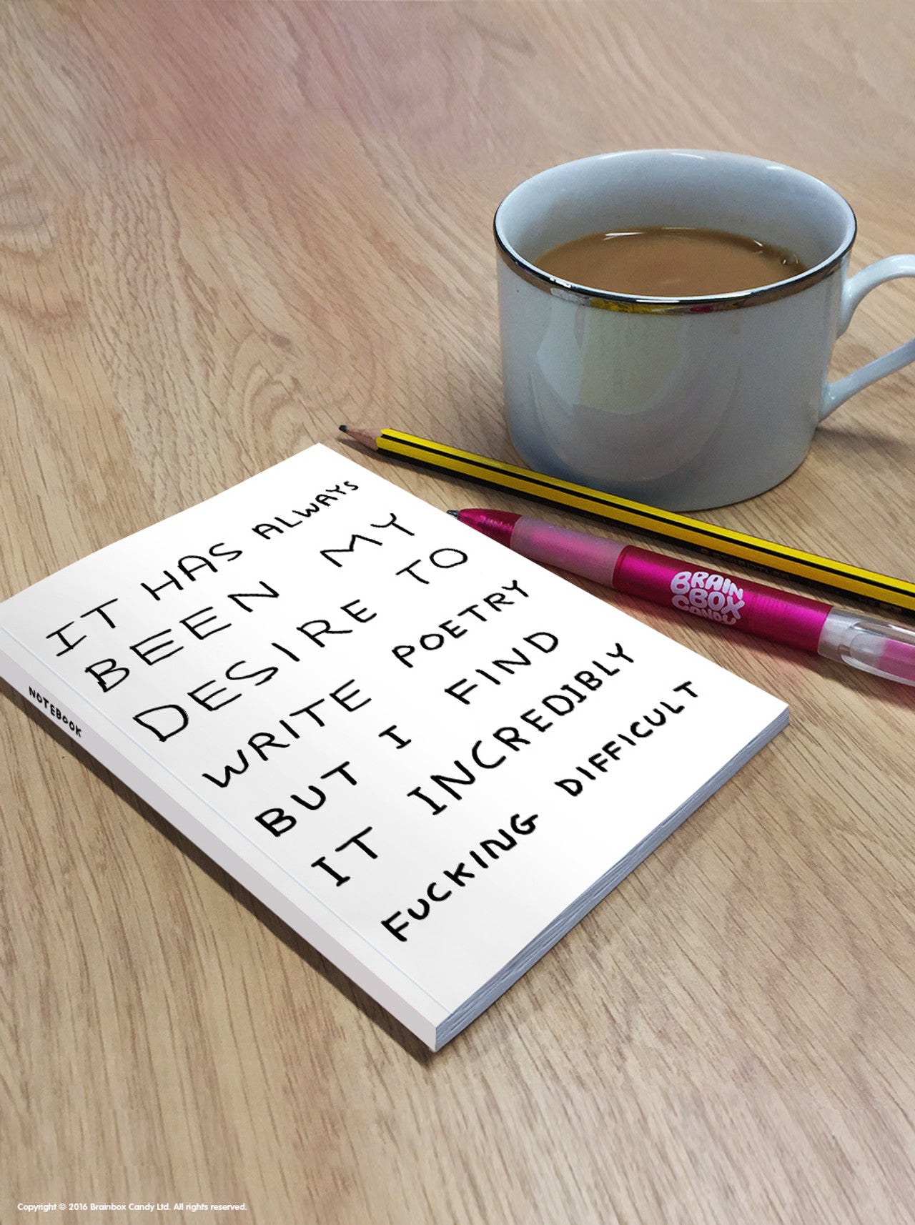 DAVID SHRIGLEY  A6 Difficult Poetry Notebook