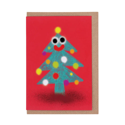 JON BURGERMAN Christmas Tree Card