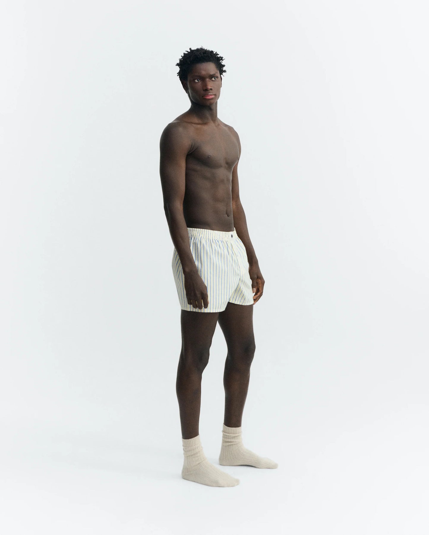 THINKING MU Colliure Stripes Boxer Shorts