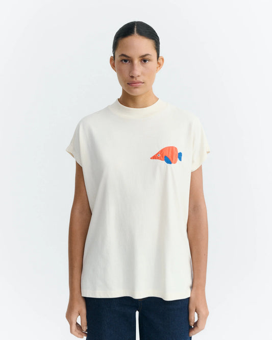 THINKING MU Trumpet Fish Volta T-shirt
