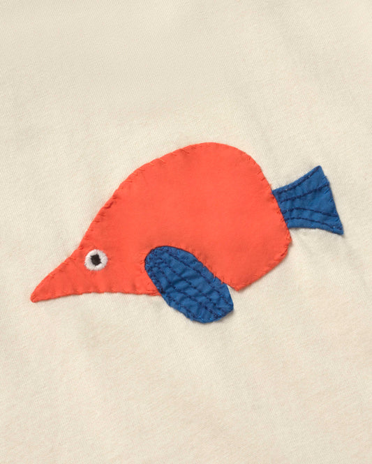 THINKING MU Trumpet Fish Volta T-shirt